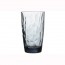 High tumbler blue glass - 16oz / 47cl - Diamond - Bormioli Rocco