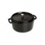 Round cast iron cocotte 11" / 28 cm - black - Fundamentals - Staub