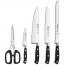 Set of one block, 4 knives and 1 pair of scissors for kitchen Clasica Arcos