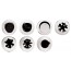 Lot de 7 douilles pâtissières - Inox - Paderno