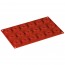 Flexible silicone mold - 18 tiny rum babas - Flexipad - Paderno