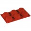 Flexible silicone mold - 6 brioches - Flexipad - Paderno