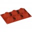 Flexible silicone mold - 6 canelés - Flexipad - Paderno