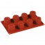 Flexible silicone mold - 8 bavarois- Flexipad - Paderno