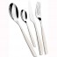 24 pieces ivory cutlery set in stainless steel 18/10 - 2.5mm - Glamour - Bugatti
