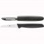 Paring knife & peeler 7cm - black handle - set of 2 - Twin Grip - Zwilling