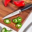 Garnishing and larding knife 10cm/4" - black handle 