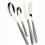 24 pieces grey cutlery set in stainless steel 18/10 - 2.5mm - Glamour - Bugatti