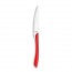 Red table knife - 2mm thick 18/0 stainless steel - Red Eclat - Amefa
