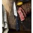 Steak knife serrated blade 12,5cm/4,9" - black handle - Set of 4 -  Steak sets - Zwilling