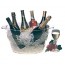 Oval acrylic champagne bowl 40x28cm (16" x 11") - AZ boutique