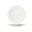 Round white cream dessert plate 21 cm high quality porcelain - Set of 6 - Buffet - Cosy & Trendy