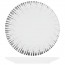 Dessert plate black and white 8" / 20cm - Glee Black - Spal