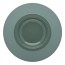 Sandstone round pasta plate 10" / 26cm green - singly sold - Bahia - Guy Degrenne
