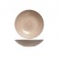 Sandstone round deep plate 8" / 21cm beige and brown - Set of 6 - Turbolino - Cosy & Trendy