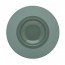 Sandstone gourmet round hollow plate 9" / 23cm green - singly sold - Bahia - Guy Degrenne