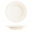 White-cream round deep plate 8.6" / 22cm in zenix - intensity - arcoroc