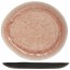Oval plate black and rose 11" / 28cm - Laguna Old Rose - Cosy & Trendy