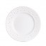 White porcelain plate with water droplets design 11" / 28.5cm - Water Pearl - Chef & Sommelier