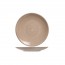Sandstone round flat plate beige and brown 9" / 22cm - Set of 6 - Turbolino - Cosy & Trendy