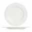 Round flat porcelain plate white 9" / 23cm - Castello - Cosy & Trendy