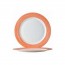 Round dinner plate white/orange 6"/15.5cm - Brush Orange - Arcoroc