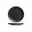 Assiette noire Okinawa Cosy & Trendy plate ronde 23.5cm