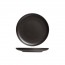Round flat plate 10" / 26.5cm black  - Okinawa - Cosy & Trendy