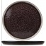 Flat round plate black and purple 12" / 31cm - Laguna Viola - Cosy & Trendy