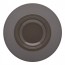 Sandstone round pasta plate 10" / 26cm dark grey - singly sold - Bahia - Guy Degrenne