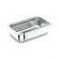 Stainless steel 18/10 gastronorm container GN 1/1 53x 32.5 x 5.5 cm 20.8" x 12.8" x 2" - Lacor