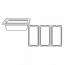 Polycarbonate gastronorm container GN 1/3 32.5x17.6x15cm / 13x7x6" - AZ Boutique