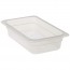 Polypropylene gastronorm container GN 1/4 26.5x 16.2 x 10cm/10.2" x 6.3" x 4"  - Lacor
