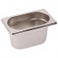 Stainless steel gastronorm container GN 1/9 17.6x 10.8 x 10cm/6.6" x 4" x 4" - Lacor