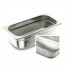 Stainless steel 18/10 perforated gastronorm container GN 1/2 26.5x 32.5 x 20cm/10.2" x 12.6" x 7.8" - Lacor