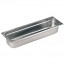 Stainless steel 18/10 gastronorm container GN 2/4 53x 16.5 x 6.5cm/20.9" x 6.3" x 2.4" - Lacor