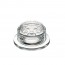 Transparent mechanical glass butter dish with lid - Versailles - La Rochère