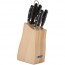 Set of one block, 5 knives for kitchen and one sharpening steel - gift box - Riviera - Arcos