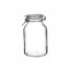 Square clear canning jar 3 L - Fido - Bormioli Rocco