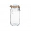 Glass canning jar 101oz / 3L with 100mm airtight gasket - super - le parfait