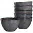 Round ceramic bowl 6" / 15,3cm grey - Matera - Leonardo