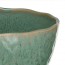 Round ceramic bowl 6" / 15,3cm green Matera