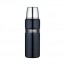 Stainless steel insulated bottle 47cl / 16oz blue - King - Thermos