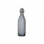 Grey glass bottle 40 oz / 1 L 3 x 3 x 13" / 8 x 8 x 32 cm - giara - Bormioli Rocco