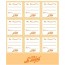 Pack of 27 multi-colored adhesive labels for jam and terrine jars - Confiturier - Le Parfait