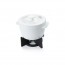 Porcelain casserole/cassolette with support - white - Life - Boska