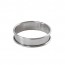 Cake / tart ring stainless steel - height 2cm - diameter 7cm