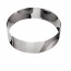 Ice cream cake ring 18/10 stainless steel - height 2.4" - diameter 8" - Vacherin rings - Gobel