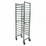 Stainless steel gastronorm trolley 16 levels 67,5x180x10,5cm 29x67x4" - AZ Boutique