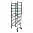 Stainless steel gastronorm trolley 20 levels 67,5x180x10,5cm 29x67x4" - AZ Boutique